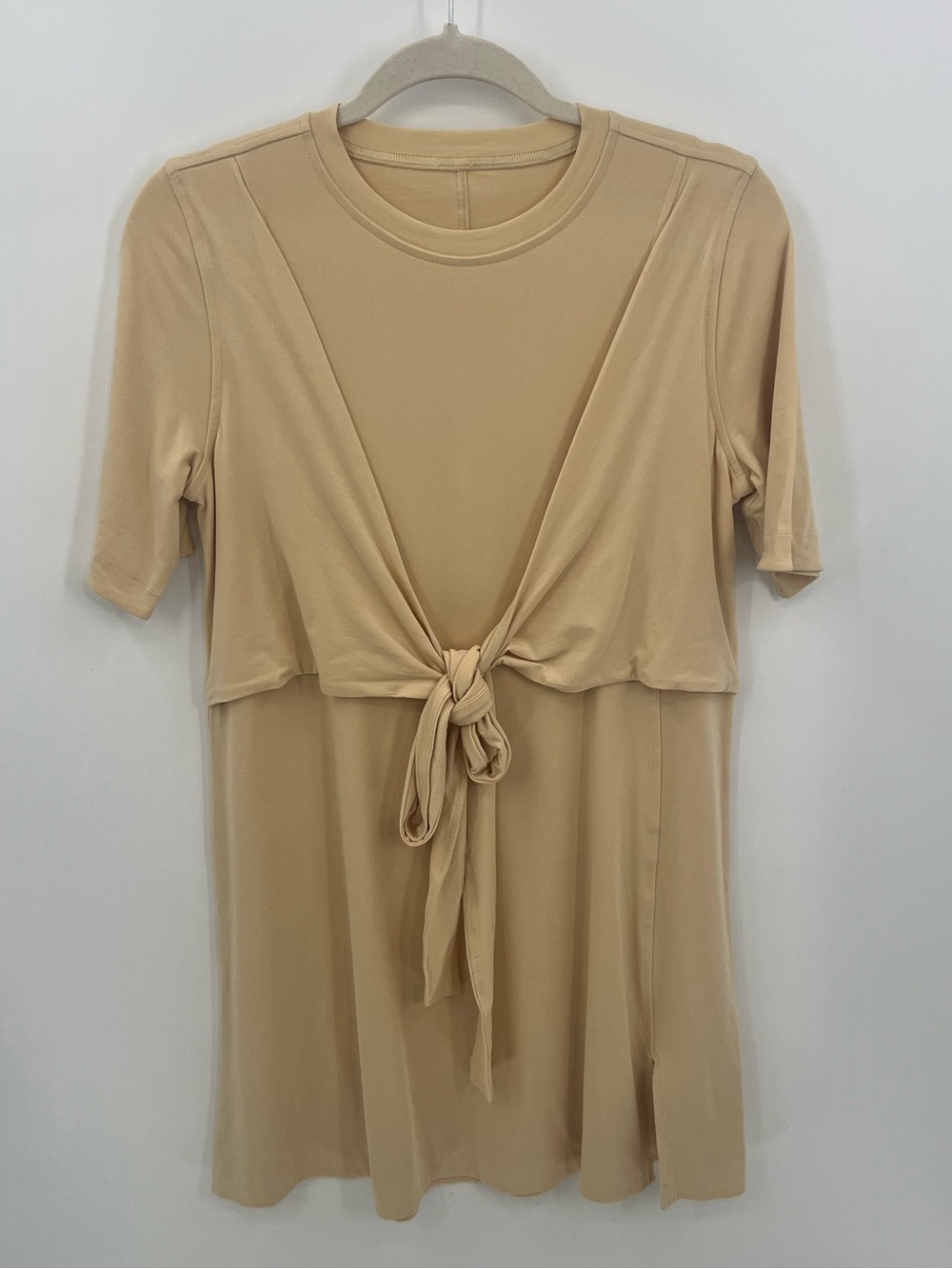 lululemon athletica Wrap Front Short Sleeve T-Shirt Dress